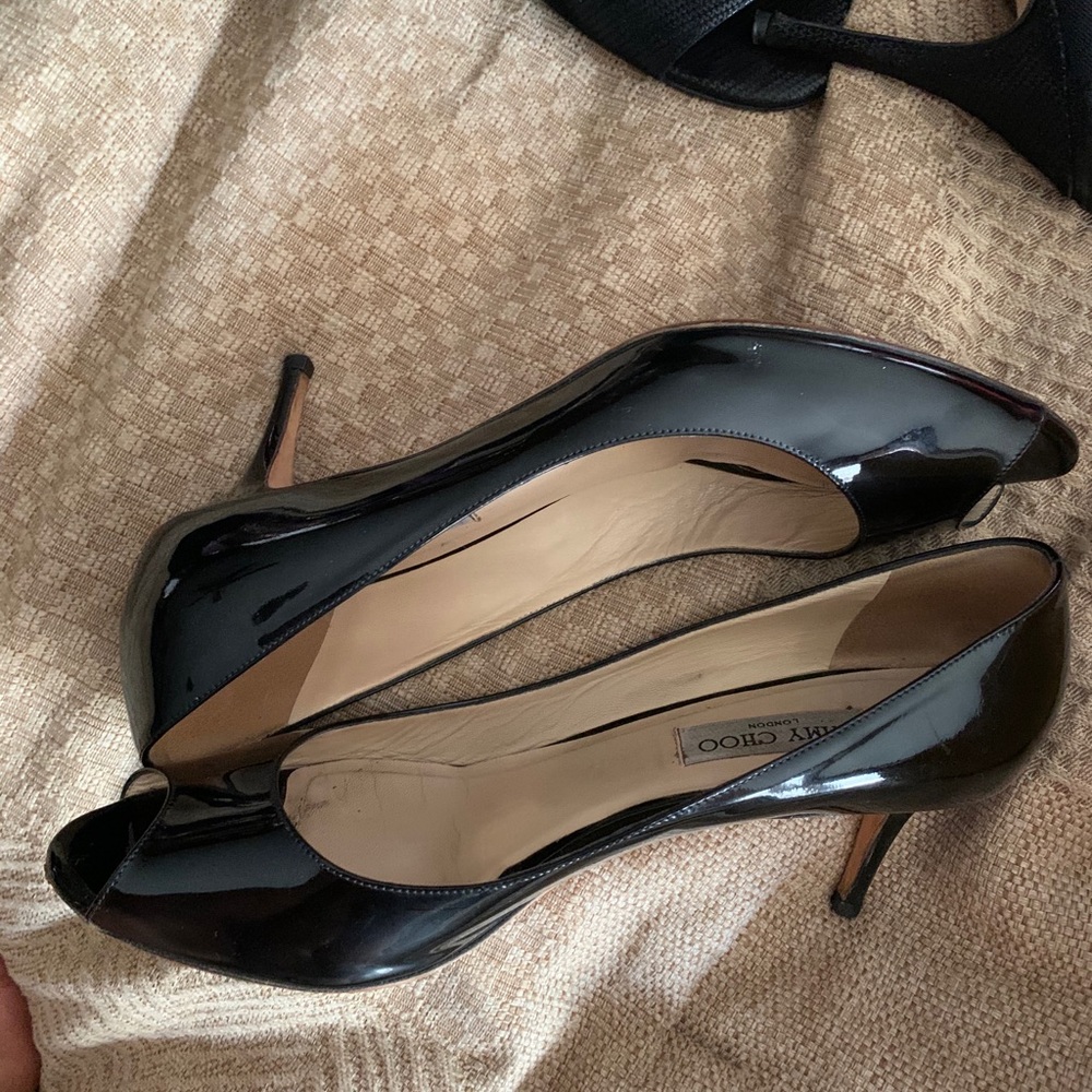 Jimmy Choo Peep toe heels